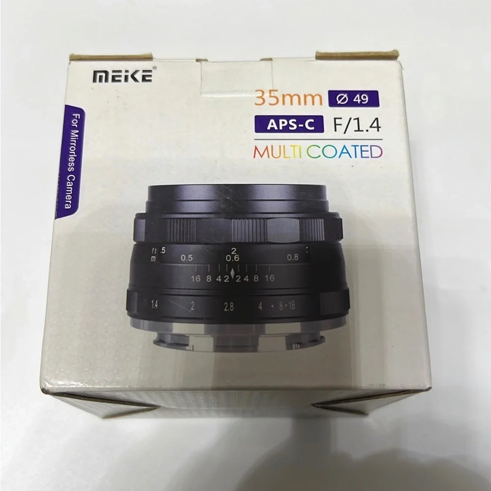 Meike 35mm APS-C F/1.4 For Mirrorless Camera For MFT-mount